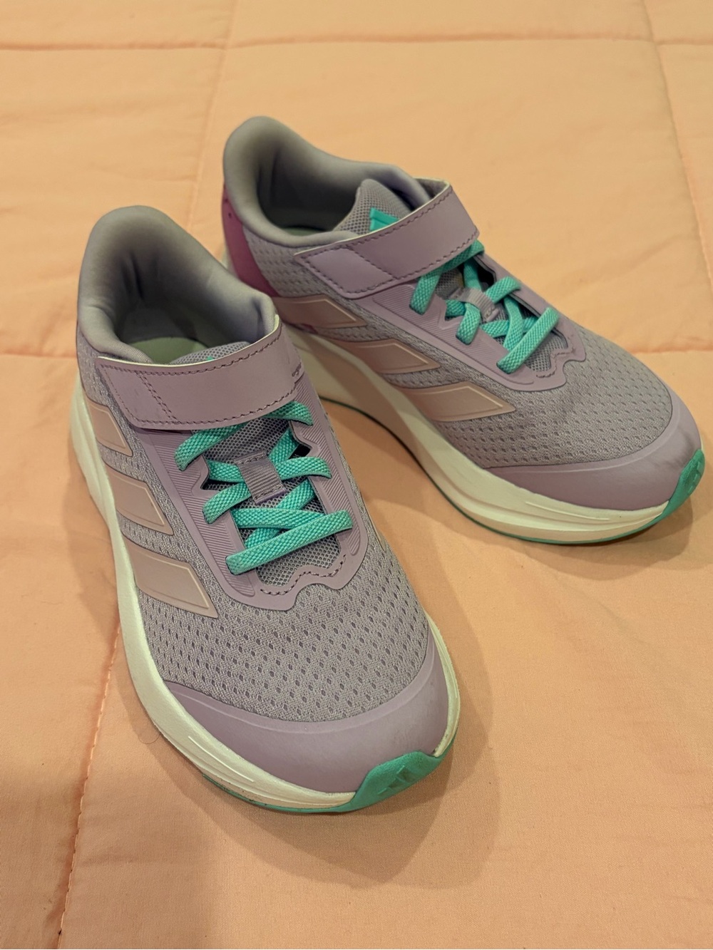 Adidas Kids Duramo SL Elastic Lace and Strap Running Sneakers